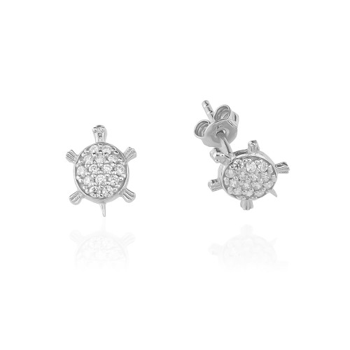 Glorria 925k Sterling Silver Turtle Earring Glorria 925k Sterling Silver Turtle Earring