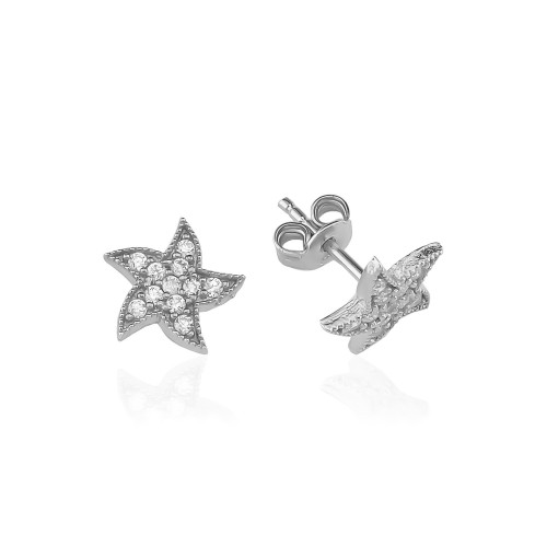 Glorria 925k Sterling Silver Starfish Earring Glorria 925k Sterling Silver Starfish Earring