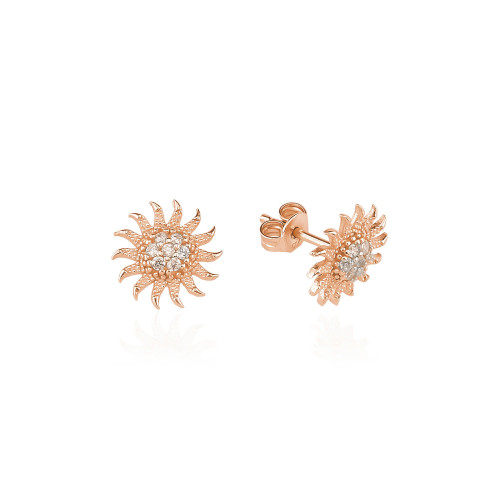 Glorria 925k Sterling Silver Sun Earring Glorria 925k Sterling Silver Sun Earring