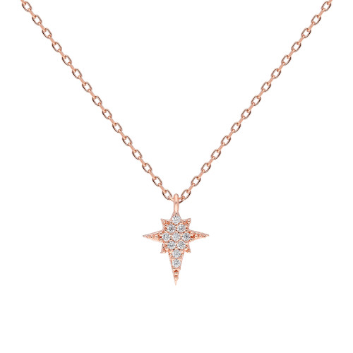 Glorria 925k Sterling Silver Polar Star Necklace Glorria 925k Sterling Silver Polar Star Necklace
