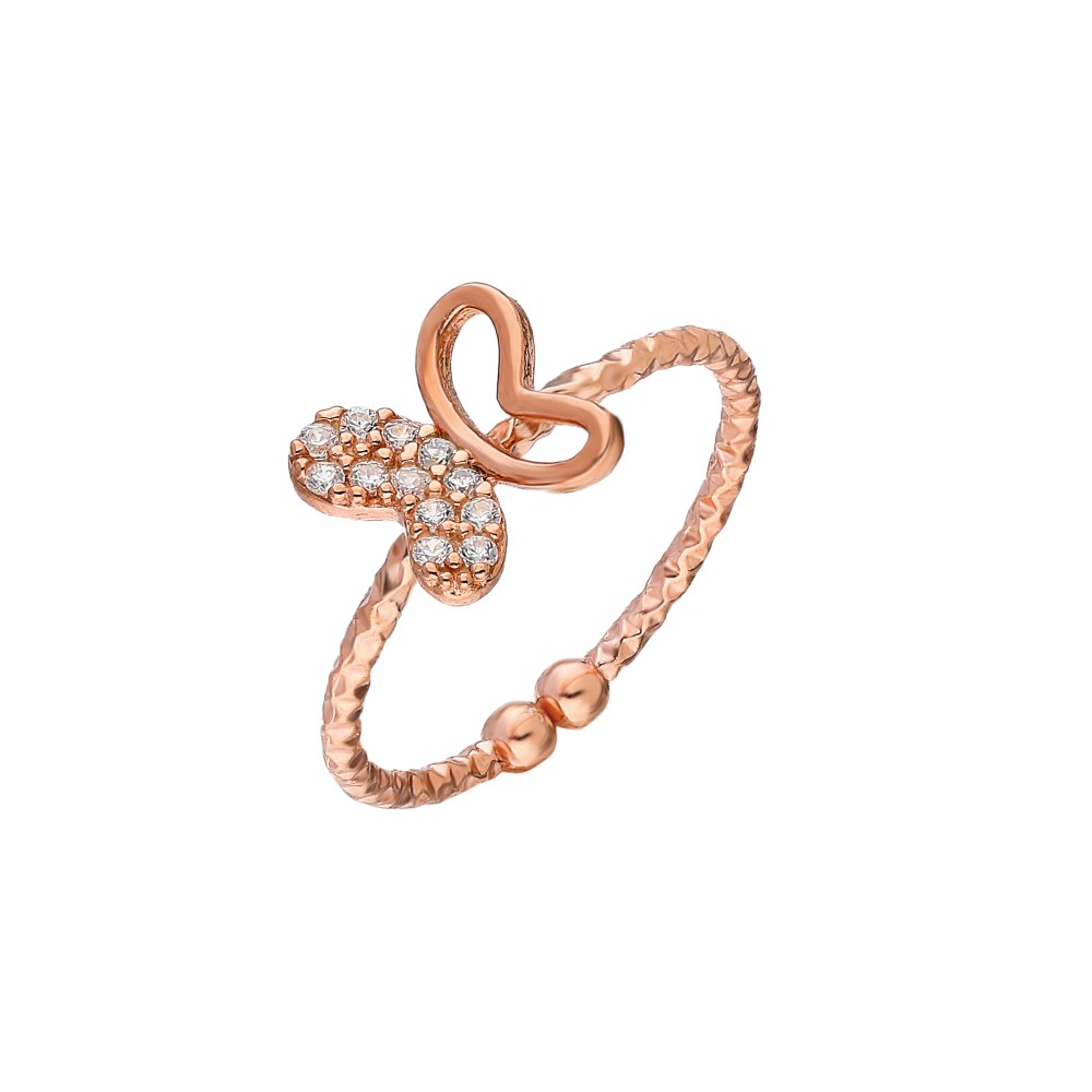 Glorria 925k Sterling Silver Butterfly Ring Glorria 925k Sterling Silver Butterfly Ring