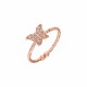 Glorria 925k Sterling Silver Butterfly Ring Glorria 925k Sterling Silver Butterfly Ring