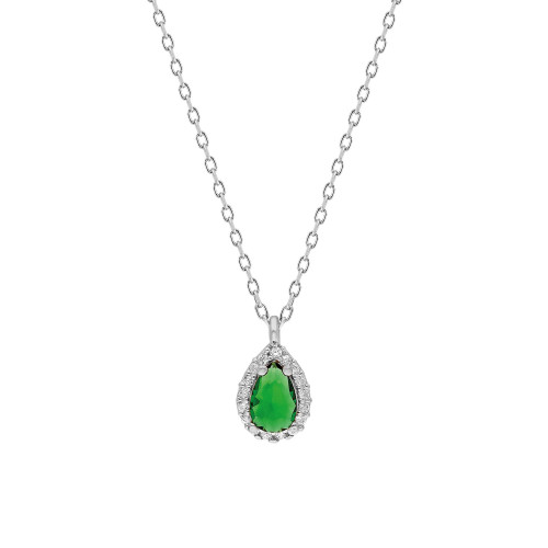 Glorria 925k Sterling Silver Drop Anthurage Necklace Glorria 925k Sterling Silver Drop Anthurage Necklace