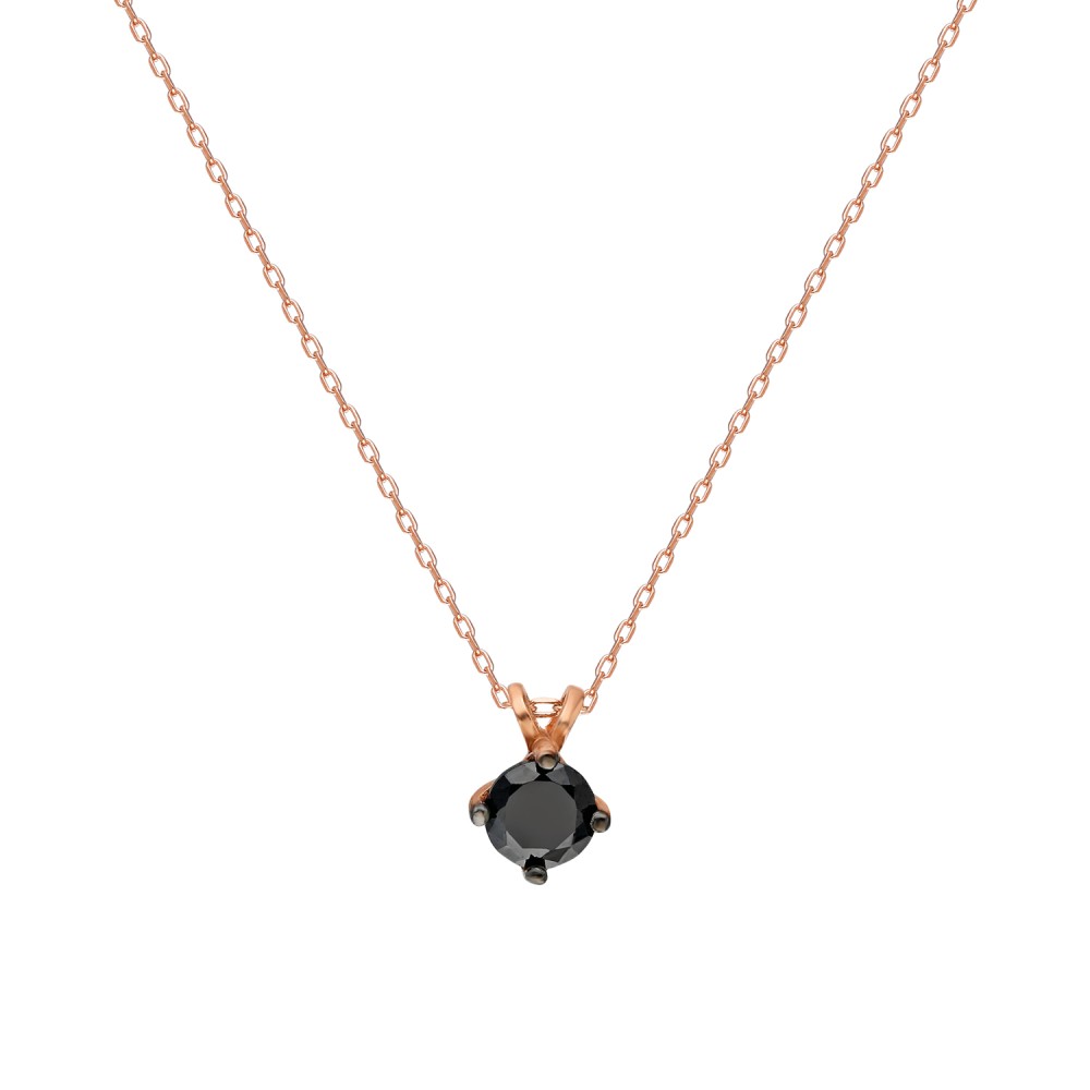 Glorria 925k Sterling Silver Solitaire Necklace Glorria 925k Sterling Silver Solitaire Necklace