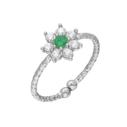 Glorria 925k Sterling Silver Star Ring