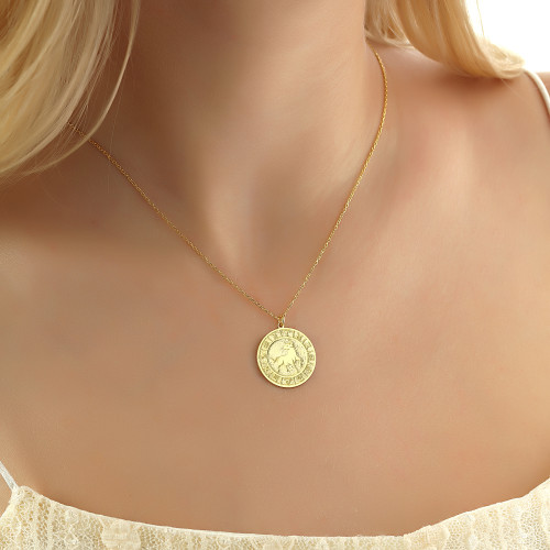Glorria 925k Sterling Silver Taurus Zodiac Necklace Glorria 925k Sterling Silver Taurus Zodiac Necklace