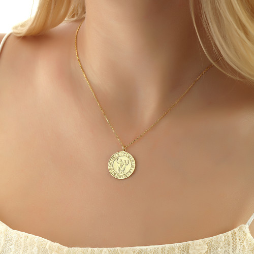 Glorria 925k Sterling Silver Gemini Zodiac Necklace Glorria 925k Sterling Silver Gemini Zodiac Necklace