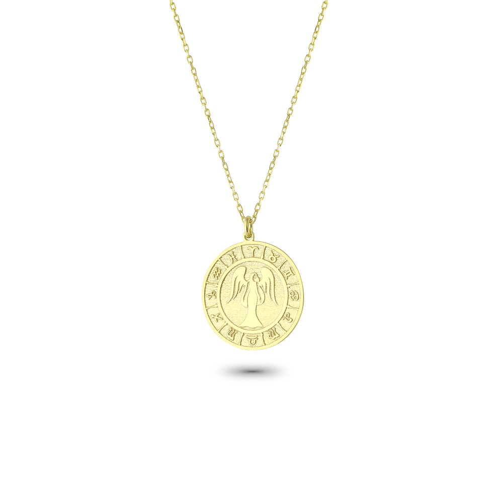 Glorria 925k Sterling Silver Virgo Zodiac Necklace