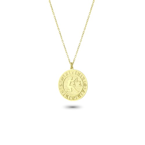Glorria 925k Sterling Silver Libra Zodiac Necklace Glorria 925k Sterling Silver Libra Zodiac Necklace