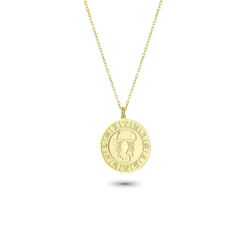 Glorria 925k Sterling Silver Scorpio Zodiac Necklace Glorria 925k Sterling Silver Scorpio Zodiac Necklace