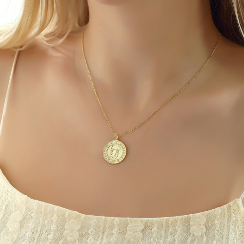 Glorria 925k Sterling Silver Scorpio Zodiac Necklace Glorria 925k Sterling Silver Scorpio Zodiac Necklace