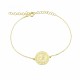 Glorria 925k Sterling Silver Aries Zodiac Bracelet