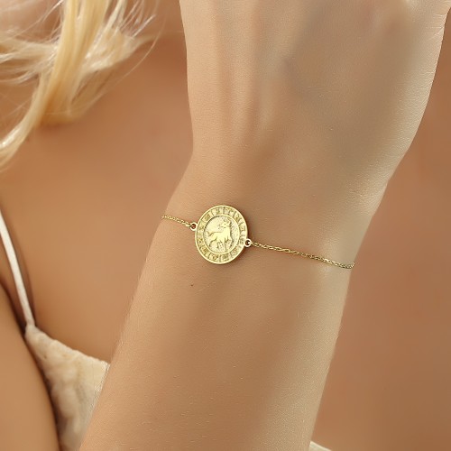Glorria 925k Sterling Silver Taurus Zodiac Bracelet Glorria 925k Sterling Silver Taurus Zodiac Bracelet