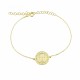 Glorria 925k Sterling Silver Gemini Zodiac Bracelet