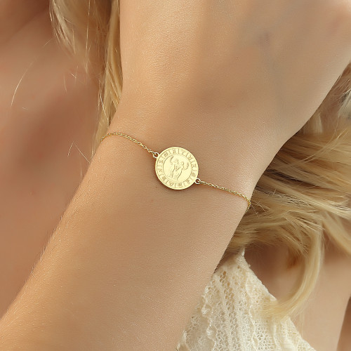 Glorria 925k Sterling Silver Gemini Zodiac Bracelet Glorria 925k Sterling Silver Gemini Zodiac Bracelet