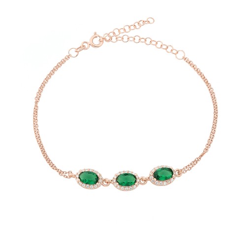 Glorria 925k Sterling Silver Anturage Oval Bracelet Glorria 925k Sterling Silver Anturage Oval Bracelet