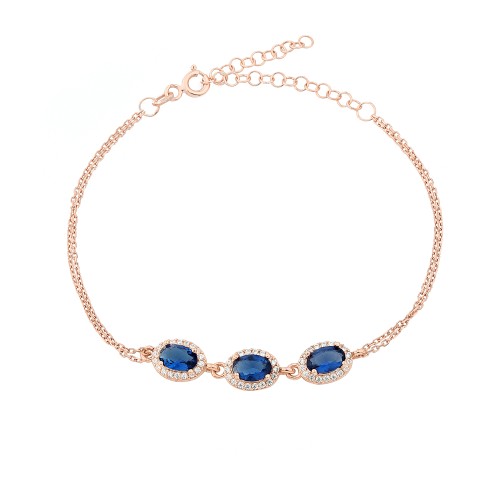 Glorria 925k Sterling Silver Anturage Oval Bracelet Glorria 925k Sterling Silver Anturage Oval Bracelet