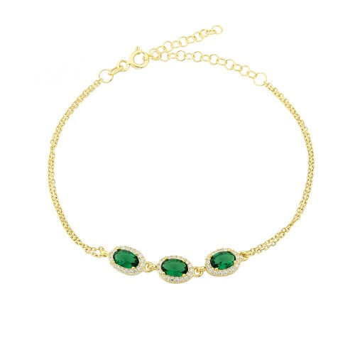 Glorria 925k Sterling Silver Anturage Oval Bracelet Glorria 925k Sterling Silver Anturage Oval Bracelet