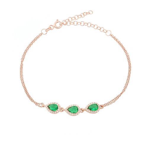 Glorria 925k Sterling Silver Anturage Drop Bracelet Glorria 925k Sterling Silver Anturage Drop Bracelet