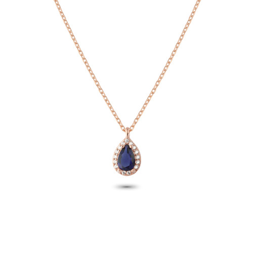 Glorria 925k Sterling Silver Anturage Drop Necklace Glorria 925k Sterling Silver Anturage Drop Necklace