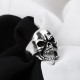 Glorria 925k Sterling Silver Men Skull Ring Glorria 925k Sterling Silver Men Skull Ring