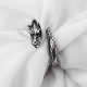 Glorria 925k Sterling Silver Men Dragon Ring Glorria 925k Sterling Silver Men Dragon Ring
