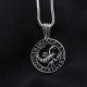 Glorria 925k Sterling Silver Men Scorpio Necklace