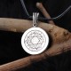 Glorria 925k Sterling Silver Men Seal of Solomon Necklace