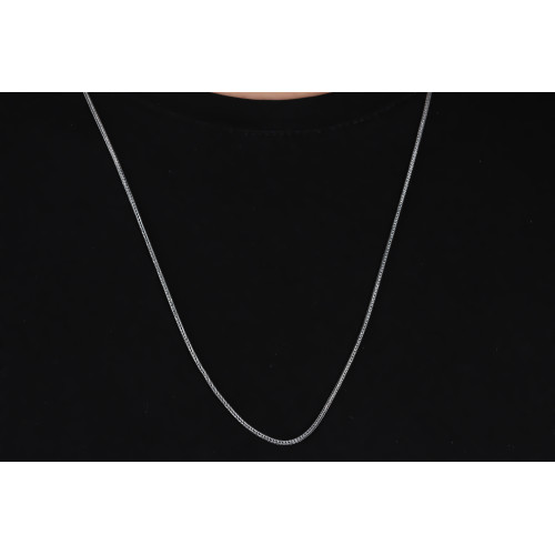 Glorria 925k Sterling Silver 2mm Foxtail Chain Necklace Glorria 925k Sterling Silver 2mm Foxtail Chain Necklace