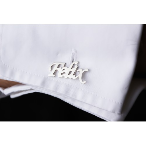 Glorria 925k Sterling Silver Men Custom Name Cufflinks Glorria 925k Sterling Silver Men Custom Name Cufflinks
