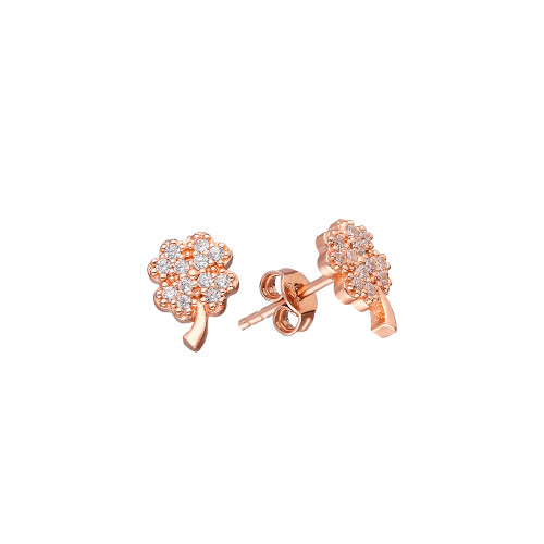 Glorria 925k Sterling Silver Clover Earring Glorria 925k Sterling Silver Clover Earring