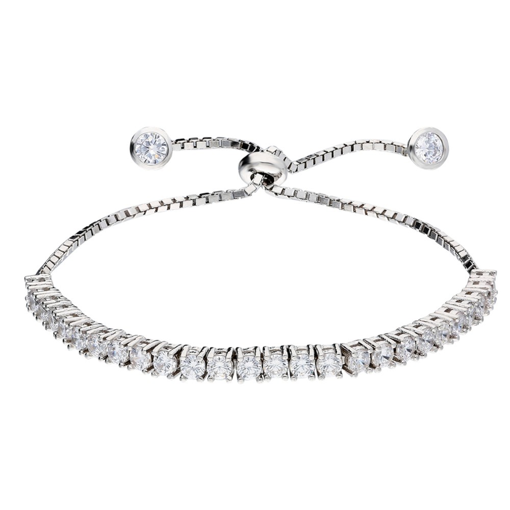 Glorria 925k Sterling Silver Waterway Bracelet