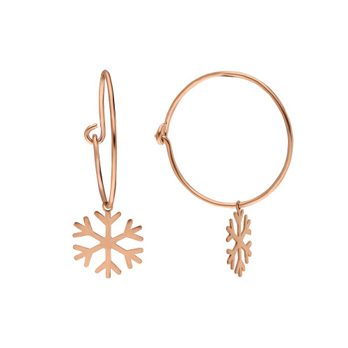 Glorria 925k Sterling Silver Snowflake Earring Glorria 925k Sterling Silver Snowflake Earring