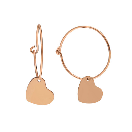 Glorria 925k Sterling Silver Heart Earring Glorria 925k Sterling Silver Heart Earring