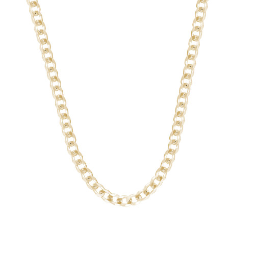 Glorria 925k Sterling Silver Yellow Straight Thick Chain Glorria 925k Sterling Silver Yellow Straight Thick Chain
