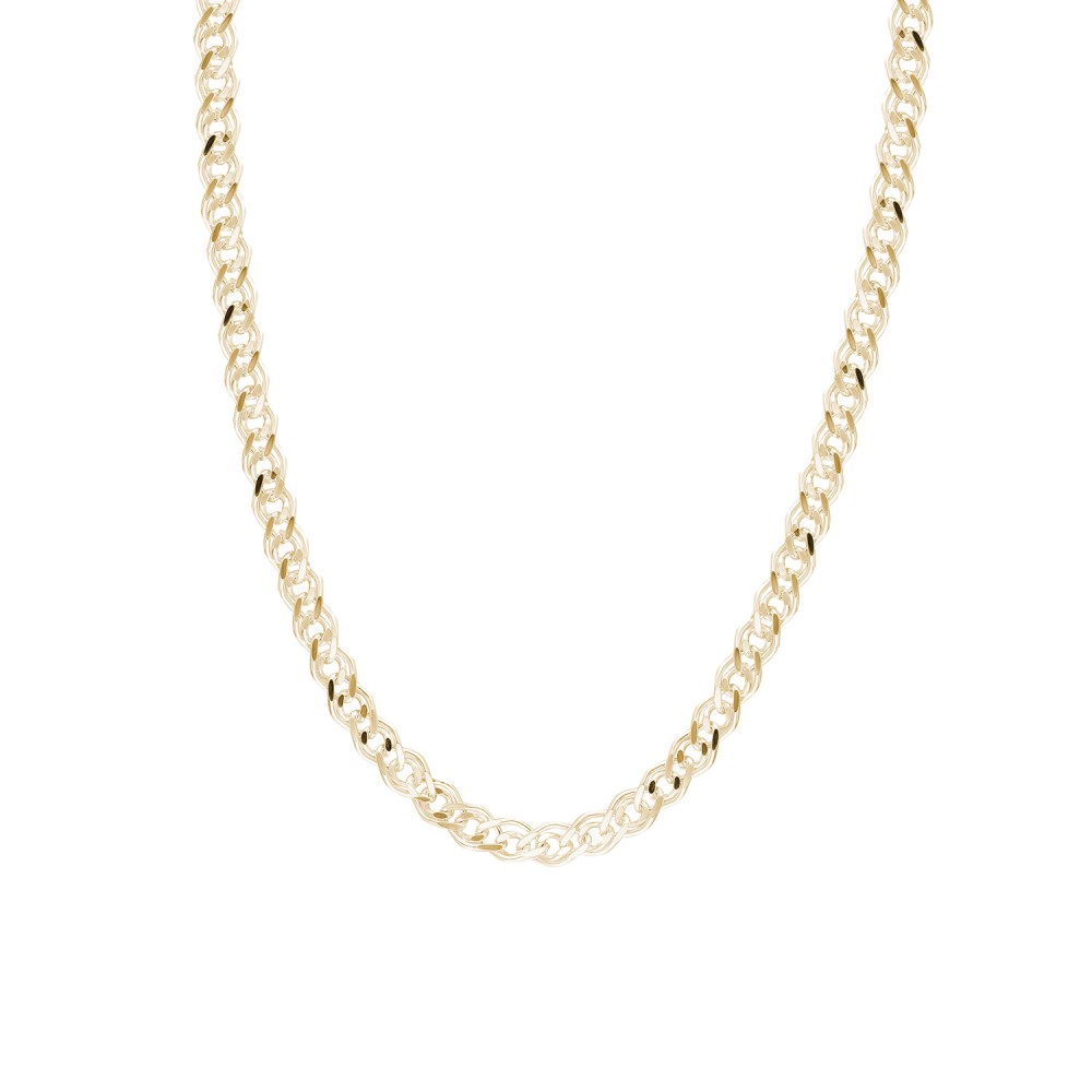 Glorria 925k Sterling Silver Yellow Bar Chain