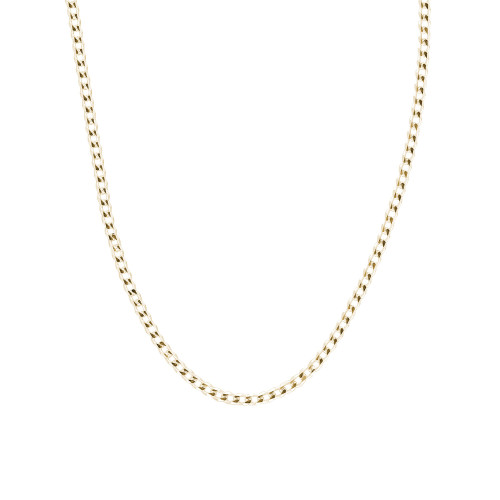 Glorria 925k Sterling Silver Yellow Curb Chain Glorria 925k Sterling Silver Yellow Curb Chain