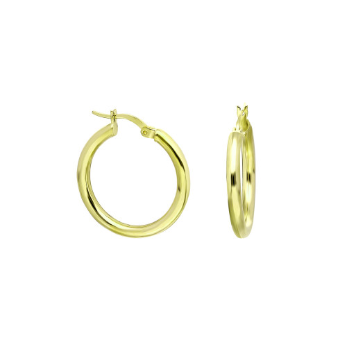 Glorria 925k Sterling Silver 2 cm Slim Circle Earring Glorria 925k Sterling Silver 2 cm Slim Circle Earring