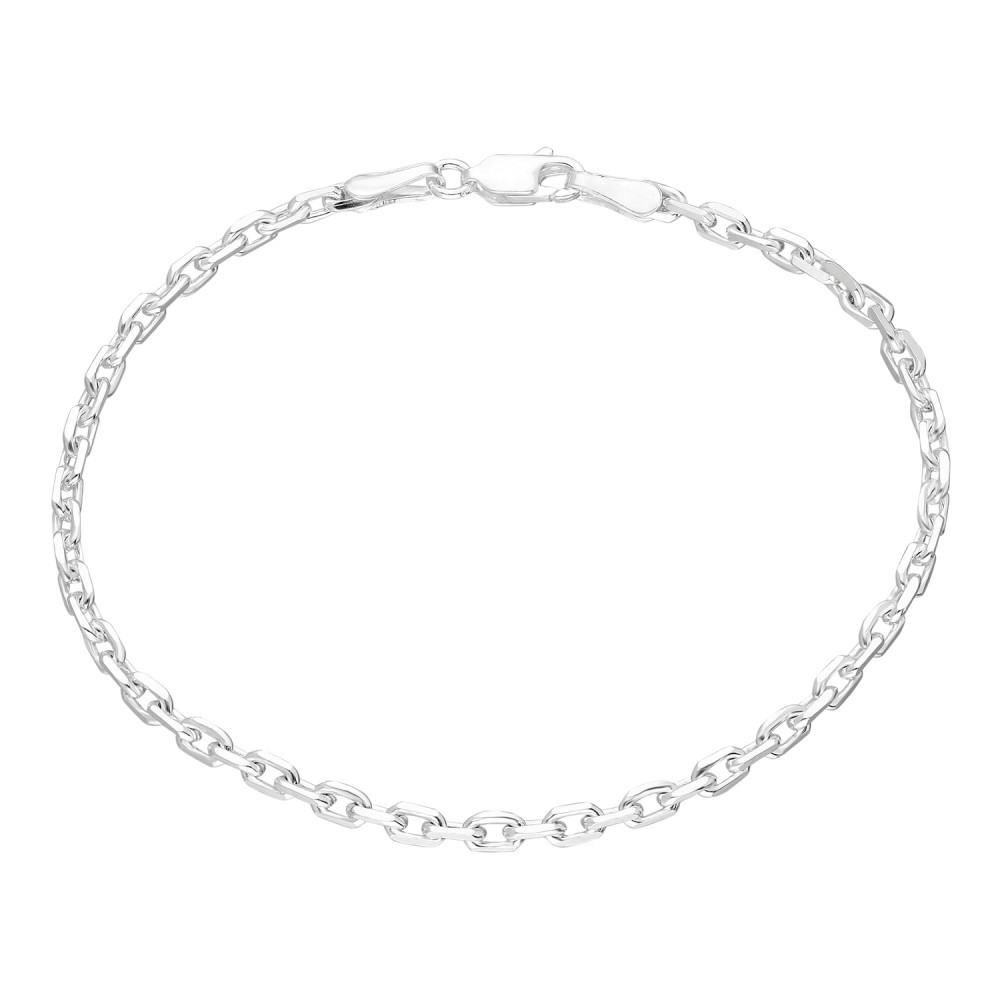 Glorria 925k Sterling Silver Forsa Chain Bracelet