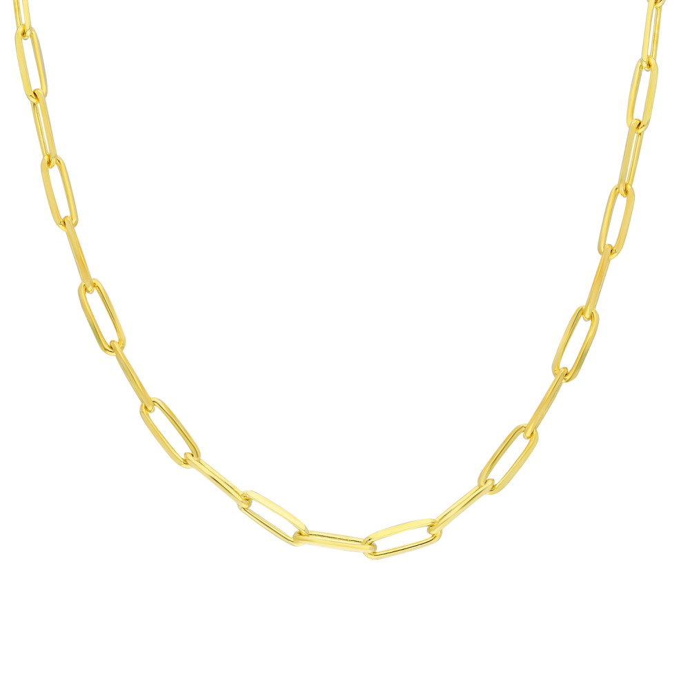 Glorria 925k Sterling Silver Yellow Crown Chain