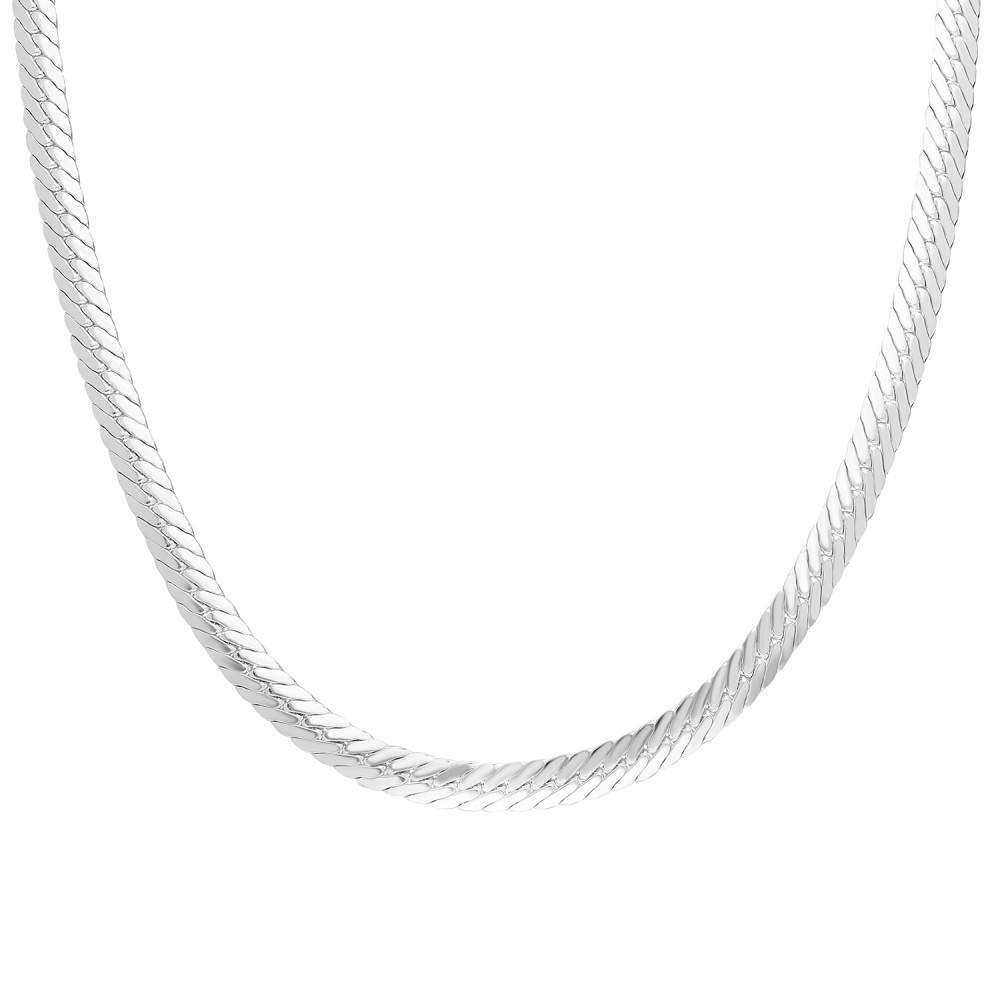 Glorria 925k Sterling Silver Italian Knit Chain