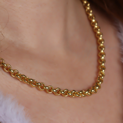 Glorria 925k Sterling Silver Doc Chain Necklace Glorria 925k Sterling Silver Doc Chain Necklace