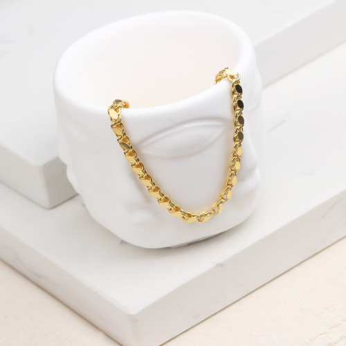 Glorria 925k Sterling Silver Barley Scale Chain Necklace Glorria 925k Sterling Silver Barley Scale Chain Necklace