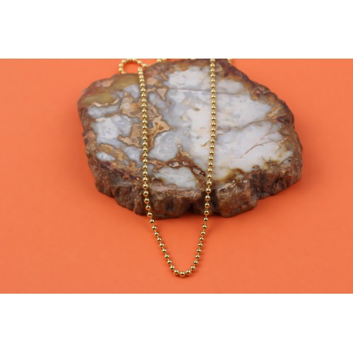 Glorria 925k Sterling Silver Ball Chain Necklace Glorria 925k Sterling Silver Ball Chain Necklace