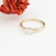 Glorria 14k Solid Gold Baguette Solitaire Ring Glorria 14k Solid Gold Baguette Solitaire Ring