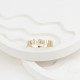 Glorria 14k Solid Gold Stone-Set Asymmetrical Ring Glorria 14k Solid Gold Stone-Set Asymmetrical Ring
