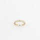 Glorria 14k Solid Gold Stone-Set Dome Ring Glorria 14k Solid Gold Stone-Set Dome Ring