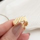 Glorria 14k Solid Gold Asymmetrical Ring Glorria 14k Solid Gold Asymmetrical Ring