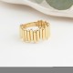 Glorria 14k Solid Gold Asymmetrical Ring Glorria 14k Solid Gold Asymmetrical Ring