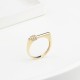 Glorria 14k Solid Gold Stone-Set Ring